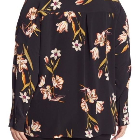 Catherine Catherine Malandrino Boyfriend Blouse 1X - Picture 4 of 5